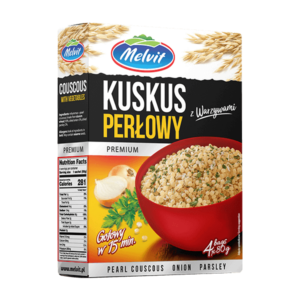 Melvit - Pearl Couscous with Onion and Parsley 4x80g