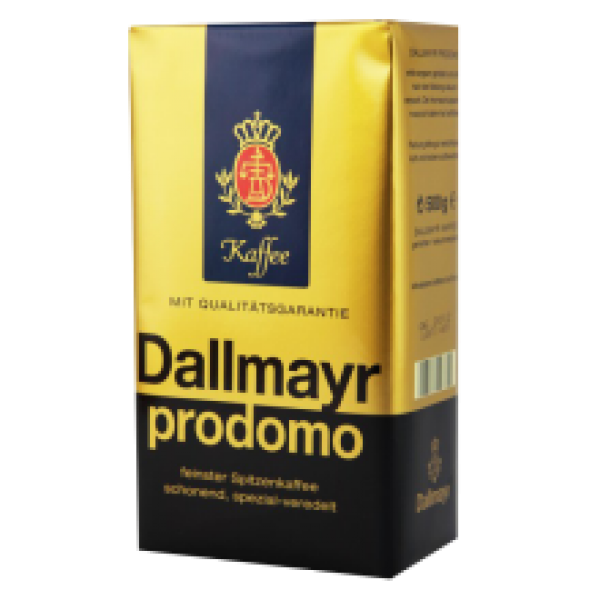 thumbnail image 2 of Dallmayr Prodomo Ground Coffee – 500g – Finely Ground, Dark Roast – German Coffee 2 of 6
