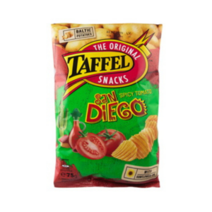 Crisps, Spicy Tomato "San diego", Taffel 75g