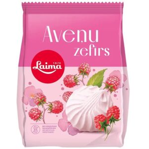 Laima Marshmallow Zefir With Raspberry taste, 200g