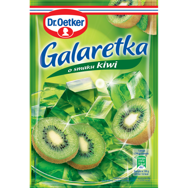 DR OETKER KIWI FLAVOURED JELLY 72G