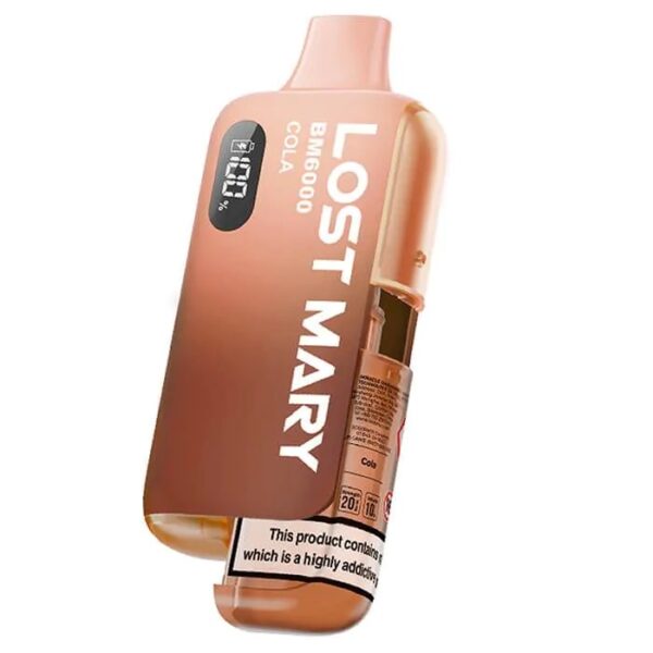 Lost Mary BM6000 Refillable Vape Kit-Cola (pack of 5)