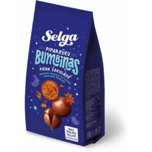 Piparkūku bumbiņas piena šokolādē 150g, Selga