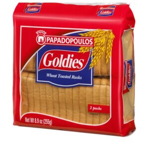 Papadopoulou Wheat rusks GOLDIES 255g
