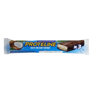 Coconut-based bar glazed with confectionery glaze 35g