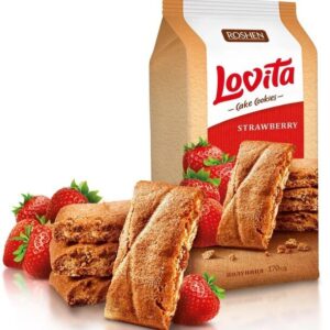 Lovita Cake Cookies – Strawberry Flavoured