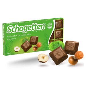 Schogetten - Alpine Milk Chocolate Bar With Hazelnuts - 100g