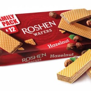 Wafers With Hazelnut Flavour, Roshen 216g