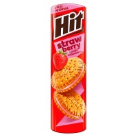 Bahlsen Hit Strawberry flavour Sandwich Biscuits 220g